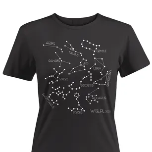 Koszulka Konstelacje Zodiakalne damska - seria Nature