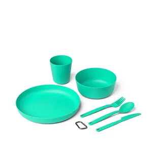 SEA TO SUMMIT Zestaw naczyń biwakowych Camp Dinnerware Set - Aqua Sea