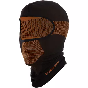 VIKING Bezszwowa kominiarka termoaktywna Sigurd Multifunction - czarna/pomarańczowa