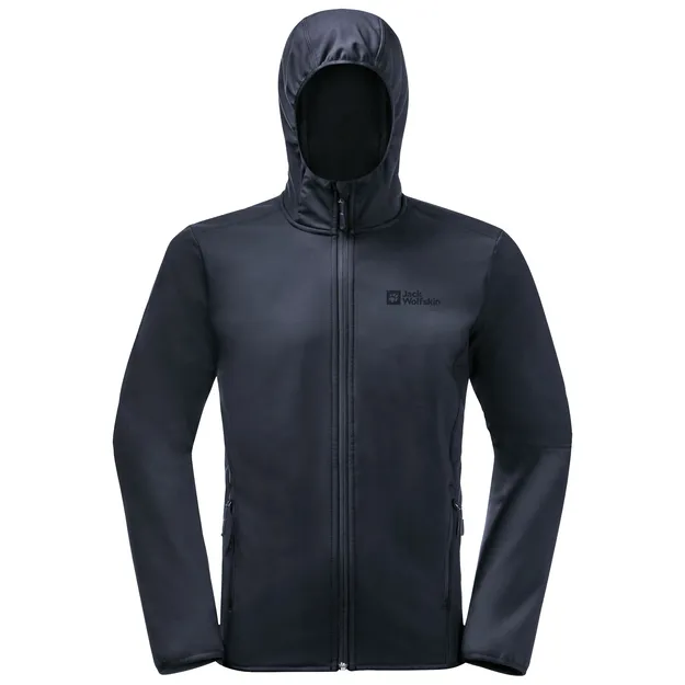 JACK WOLFSKIN Bornberg Hoody - night blue - Softshell męski