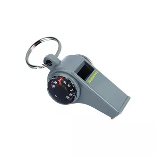 MUNKEES gwizdek survivalowy z kompasem i termometrem - 3339