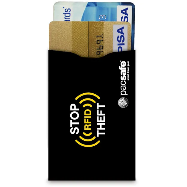 PACSAFE RFID Sleeve 25 - 2 szt.- Portfel etui na karty 