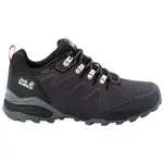 JACK WOLFSKIN Refugio Low Texapore Women - dark steel/purple - niskie buty turystyczne