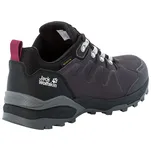 JACK WOLFSKIN Refugio Low Texapore Women - dark steel/purple - niskie buty turystyczne