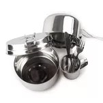 Menażka harcerska stalowa + kubek + niezbędnik - turystyczna i wojskowa - 2