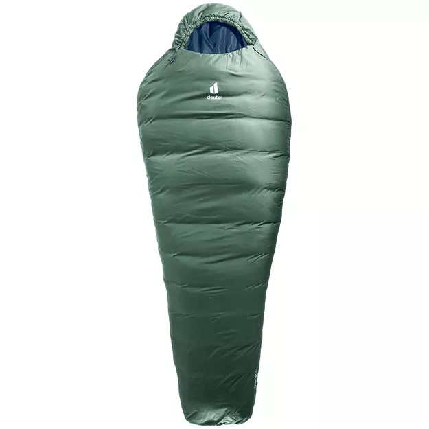 DEUTER Orbit 0 st - Long 200 cm - ivy-ink - Śpiwór 2-sezonowy