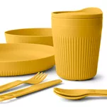 SEA TO SUMMIT Zestaw naczyń biwakowych Passage Dinnerware (7 elementów) - Arrowwood Yellow - 3