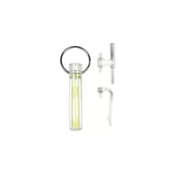 GEAR-AID Fluorescencyjny brelok Ni-Glo - Crystal Clear - świecący w ciemności