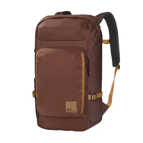 JACK WOLFSKIN Dachsberg 28 - plecak turystyczny z kieszenią na laptop - dark mahogany