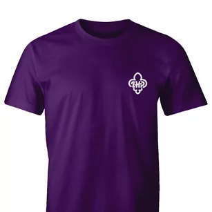 Kolekcja ZHP - koszulka z logo ZHP - fioletowa