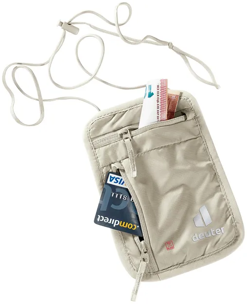 DEUTER Security Wallet I Sand RFID Block - Ukryta saszetka pod ubranie