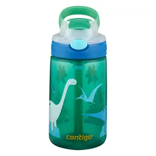 CONTIGO Grizmo Flip - bidon / butelka dla dzieci - Jungle Green Dino