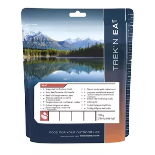 TREK'N EAT Pikantne Danie Węgierskie z Wołowiną i Makaronem 160 g (480 g) - Żywność Liofilizowana