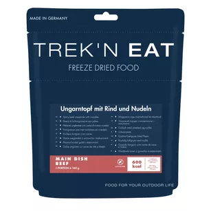 TREK'N EAT Danie węgierskie z wołowiną i makaronem 160 g (480 g) - Żywność liofilizowana