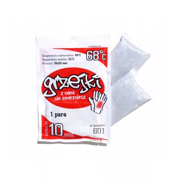 GRZEJKI Ogrzewacz jednorazowy do rąk - 1 para (2 sztuki)