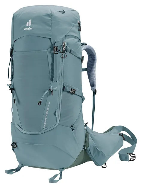 DEUTER Aircontact Core 55+10 SL - shale-ivy - damski plecak trekkingowy