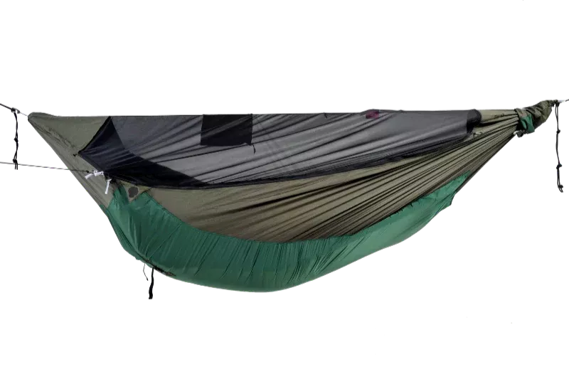 TICKET TO THE MOON Hamak PRO MAT - Army Green - hamak z miejscem na matę