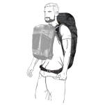 Plecak Kalari King może tworzyć zestaw z plecakami Kingston (można go dokupić osobno)