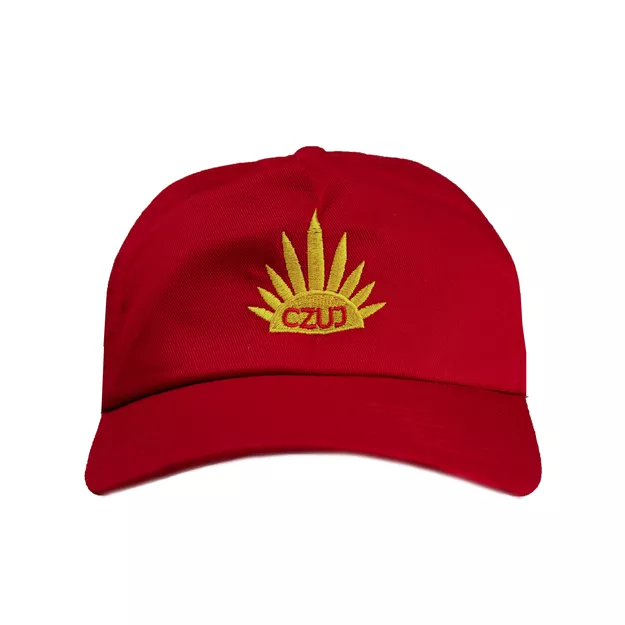 Czapka zuchowa z daszkiem CZUJ - czerwona