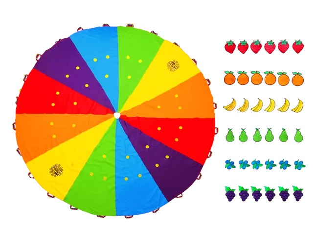 Chusta Klanza z 36 rzepami - owocami