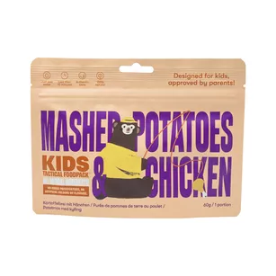 TACTICAL FOODPACK Puree ziemniaczane z kurczakiem – liofilizat dla dzieci – 60 g / 200 g