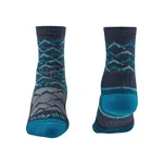 BRIDGEDALE Hike Lightweight - Trail Light - Merino Performance - 3/4 - Denim / Blue - damskie skarpety trekkingowe 