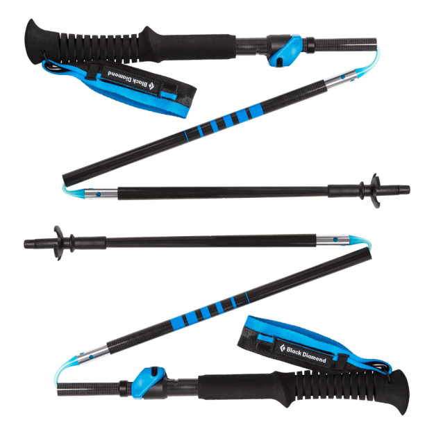 Bâtons De Rando Femme Black Diamond En Carbone Ultra-léger - 105 Cm, Couleur Patine Foncée