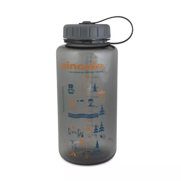 PINGUIN Tritan Fat Bottle - butelka na wodę / bidon 1000 ml - grey
