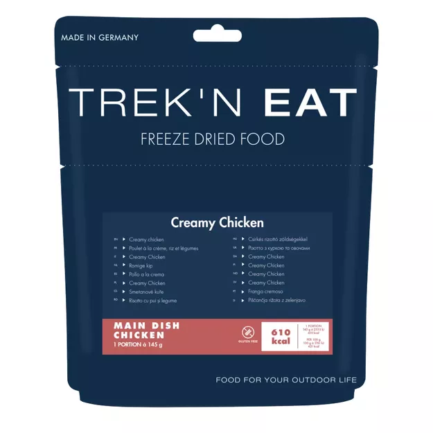 TREK'N EAT Kurczak w sosie śmietanowym 145 g (495 g) - Żywność liofilizowana