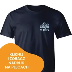 Męska koszulka Chodź w góry - t-shirt dla harcerzy i turystów