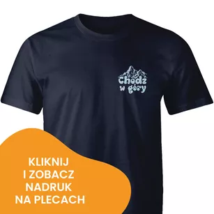 Męska koszulka "Chodź w góry" - t-shirt dla harcerzy i turystów