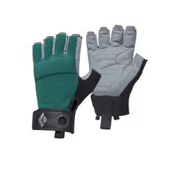 BLACK DIAMOND Crag Half-Finger Women - damskie rękawiczki wspinaczkowe - zielone