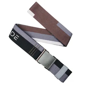 ARCADE Sierra Belt (3,9 cm) - Black/Brown - Pasek elastyczny pasek do spodni