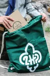 Plecak workowy worek z logo ZHP - zielony ciemny