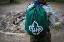 Plecak workowy worek z logo ZHP - zielony ciemny