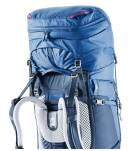 Niebieski plecak trekkingowy Deuter Aircontact 50 + 10 SL - steel-midnight