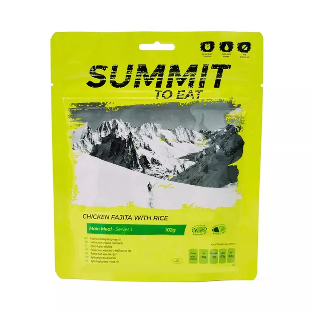 SUMMIT TO EAT Fajita z kurczaka z ryżem - danie liofilizowane - 110 g