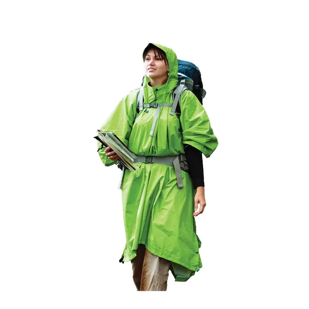 SEA TO SUMMIT Nylon Tarp Poncho - green - peleryna przeciwdeszczowa i tarp (2 w 1)