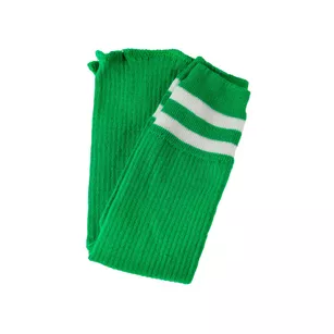 Getry harcerskie - Zielone Jasne z paskami białymi