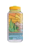NALGENE Butelka turystyczna Wide Mouth 32 oz (1000ml) - Clear Stained Glass River - 2