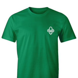 Kolekcja ZHP - koszulka z logo ZHP - męska zielona