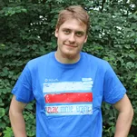 Koszulka T-shirt Szlak mnie trafił - niebieska - męska - 5