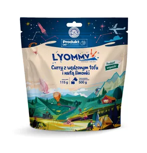 LYOMMY Curry z wędzonym tofu - 500 g - danie liofilizowane / liofilizat