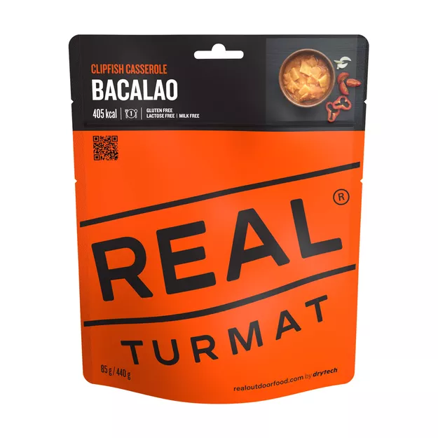 REAL TURMAT Potrawka Bacalao z dorszem - danie liofilizowane - 440 g