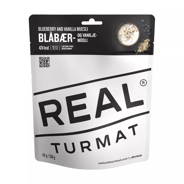 REAL TURMAT liofilizowane Musli jagodowo-waniliowe - 330 g