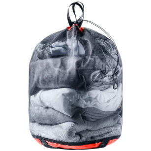 DEUTER Mesh Sack 5 - papaya/black - pokrowiec z siatki na odzież