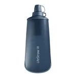 LIFESTRAW Peak Flex Bottle 1000 ml - mountain blue - składana butelka na wodę z filtrem