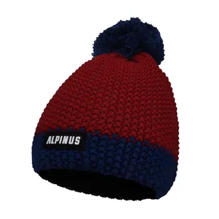 ALPINUS Mutenia Thinsulate - zimowa czapka dzianinowa z dodatkiem wełny merino - czerwona