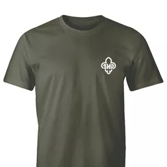 Kolekcja ZHP - koszulka z logo ZHP - oliwkowa / khaki
