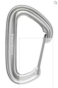 BLACK DIAMOND Litewire Rackpack - szary - karabinek 